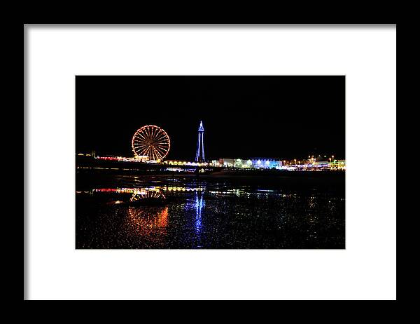 Blackpool Framed Print featuring the photograph Blackpool Lights by Chris Smith