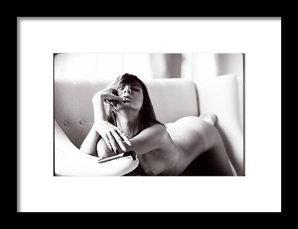 Fine_art_nude Framed Print featuring the photograph Bliss by Georgy Goryunov