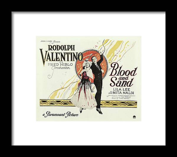 Blood And Sand Framed Print featuring the painting Blood and Sand, 1922 by Vincent Monozlay