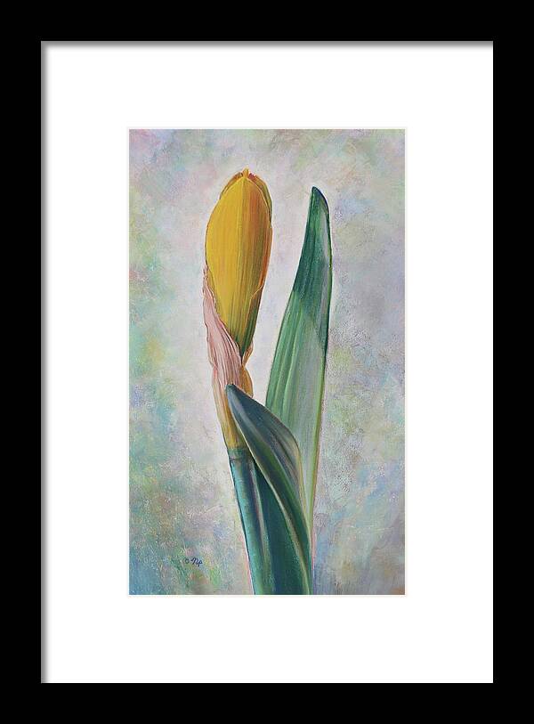 Birdseye Art Studio Framed Print featuring the painting Blooming by Nick Payne