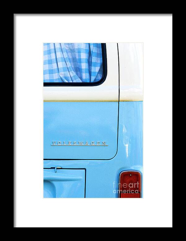 Blue Framed Print featuring the photograph Blue Camper by Tim Gainey