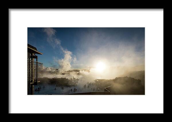 Blue Framed Print featuring the photograph Blue Lagoon 2 by Nigel R Bell