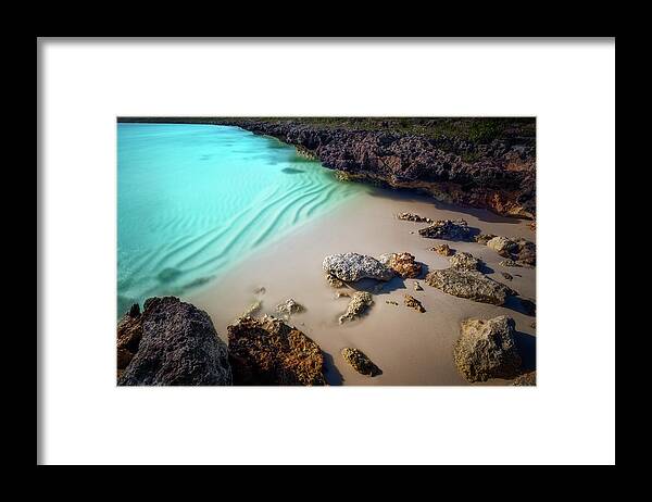 Scenics Framed Print featuring the photograph Blue Lagoon by Matt Anderson Photography