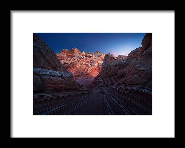 Arizona Framed Print featuring the photograph Blue Pocket 1 by Juan Pablo De Miguel