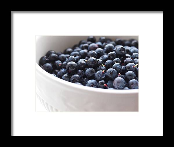 Trondheim Framed Print featuring the photograph Blueberry Season by Copyright Christa Valente