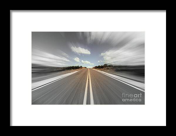 Gila National Forest Framed Print featuring the photograph Blurry Time in New Mexico by Raul Rodriguez