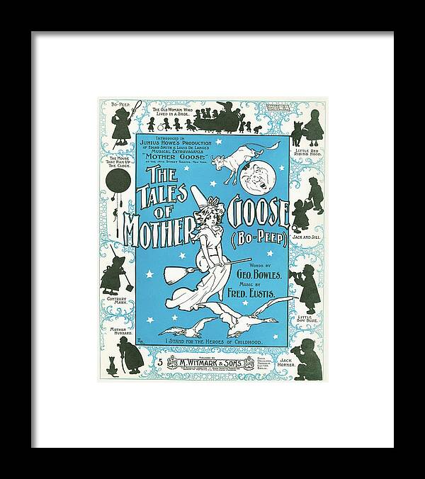 Vintage Framed Print featuring the painting Bo-peep, Or, Tales Of Mother Goose by Anonymous