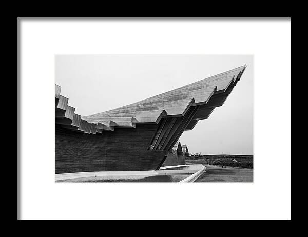 Architecture Framed Print featuring the photograph Bodega Ysios by Adolfo Urrutia