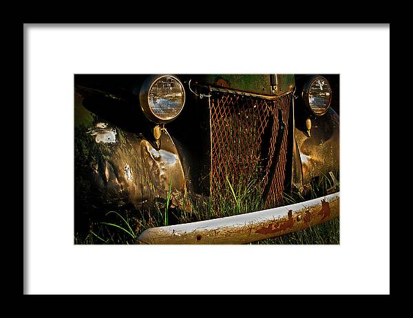 Rusty Truck Framed Print featuring the photograph Bodie 14 by Catherine Sobredo