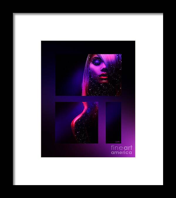 Body And Soul Framed Print featuring the digital art Body and Soul by Mo T