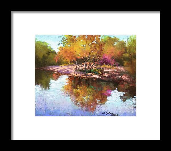 Louisiana Art Framed Print featuring the painting Bogue Chitto River by Dianne Parks