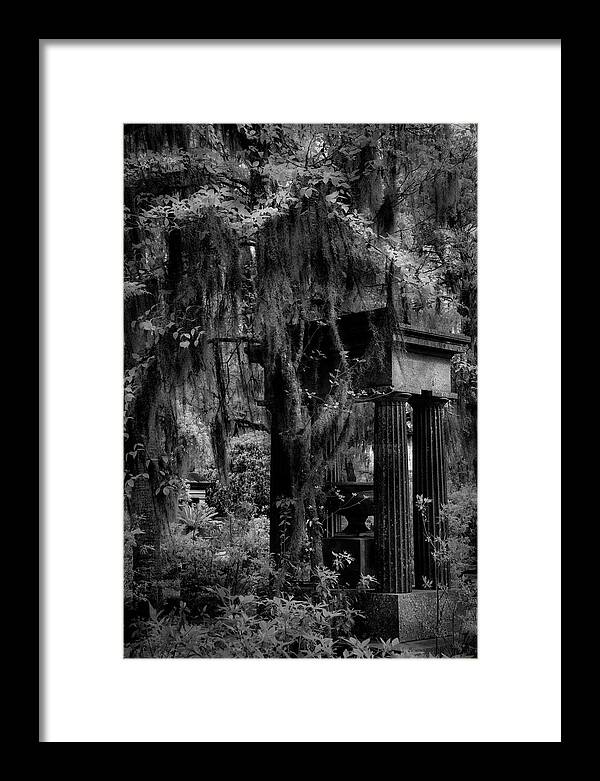 Cemetary Framed Print featuring the photograph Bonaventrue Graves by Jon Glaser