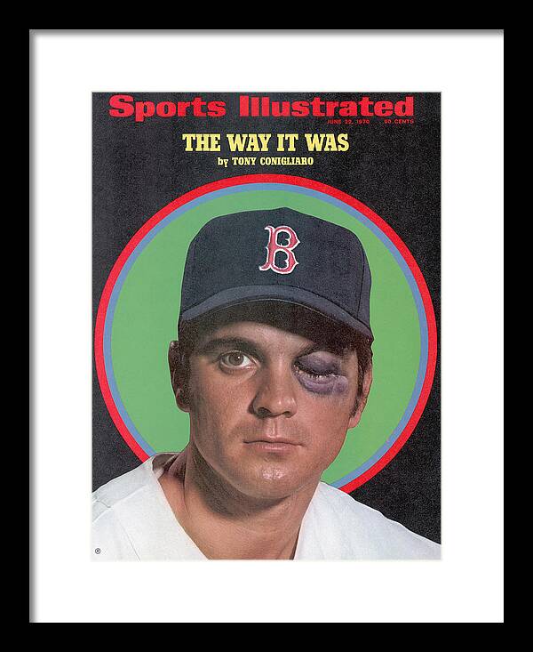Magazine Cover Framed Print featuring the photograph Boston Red Sox Tony Conigliaro Sports Illustrated Cover by Sports Illustrated