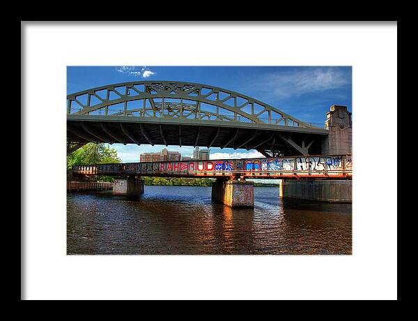 Bu Bridge Framed Print featuring the photograph Boston University Bridge by Joann Vitali