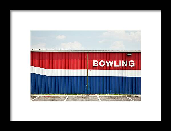 Bowling Alley Framed Print featuring the photograph Bowling Alley by Simon Willms