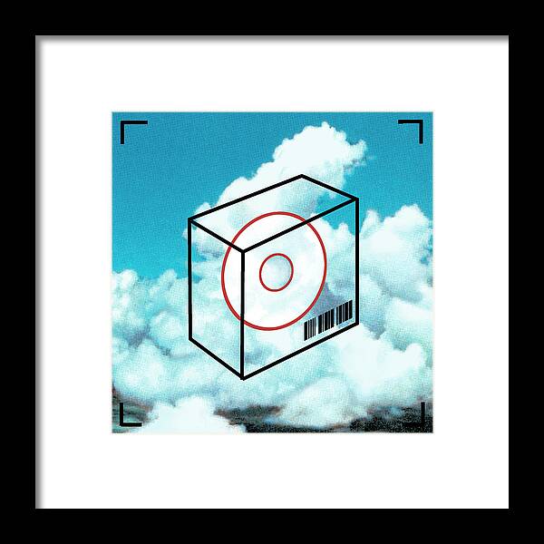 Box Framed Print featuring the drawing Box in the Sky by CSA Images