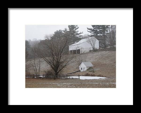 Rural Framed Print featuring the photograph Brandywine Springhouse by Gordon Beck