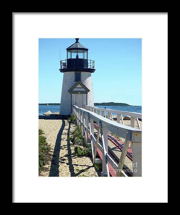 Nantucket Framed Print featuring the photograph Brant Point Lighthouse 300 by Sharon Williams Eng