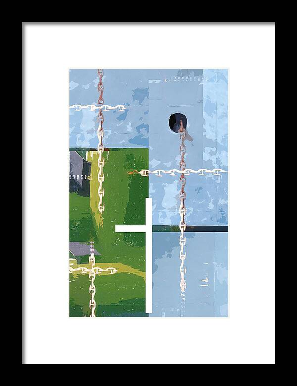 Jesus Framed Print featuring the digital art Break the chains by Payet Emmanuel