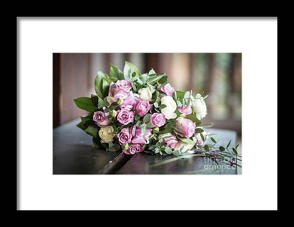 Celebration Framed Print featuring the photograph Bridal Bouquet by Westend61