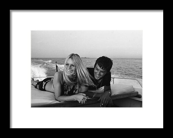 Singer Framed Print featuring the photograph Brigitte Bardot In Saint Tropez, France by Jean-pierre Bonnotte Singer Framed Print featuring the photograph Brigitte Bardot In Saint Tropez, France by Jean-pierre Bonnotte