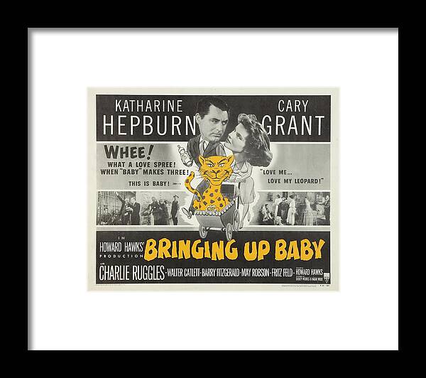 1930s Framed Print featuring the photograph Bringing Up Baby -1938-. by Album
