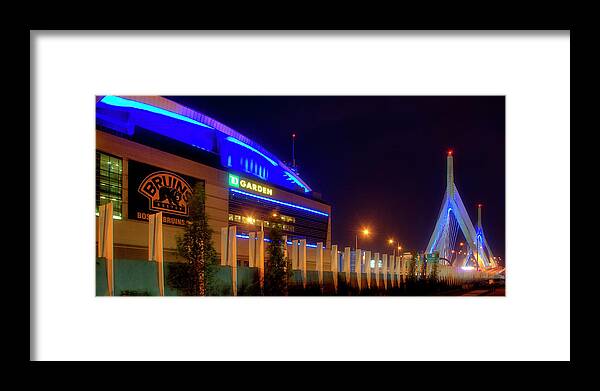 Boston Framed Print featuring the photograph Bruins Country Panoramic by Joann Vitali