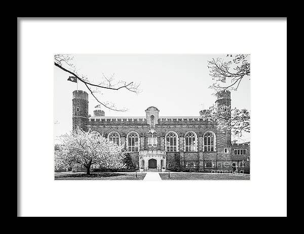 Bryn Mawr College Framed Print featuring the photograph Bryn Mawr College Old Library by University Icons