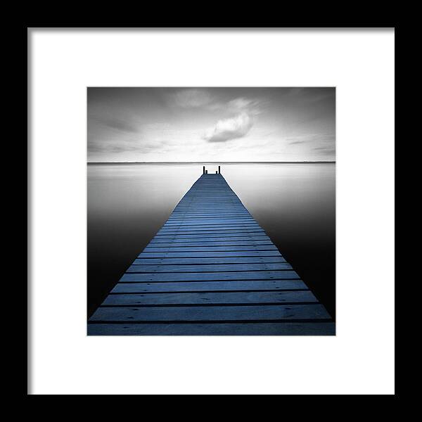 Pier Framed Print featuring the photograph Bull - Pop by Moises Levy