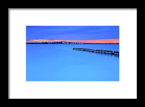 Tranquility Framed Print featuring the photograph Burlington Bay by All Rights Are Reserved And Copywritt Ed To