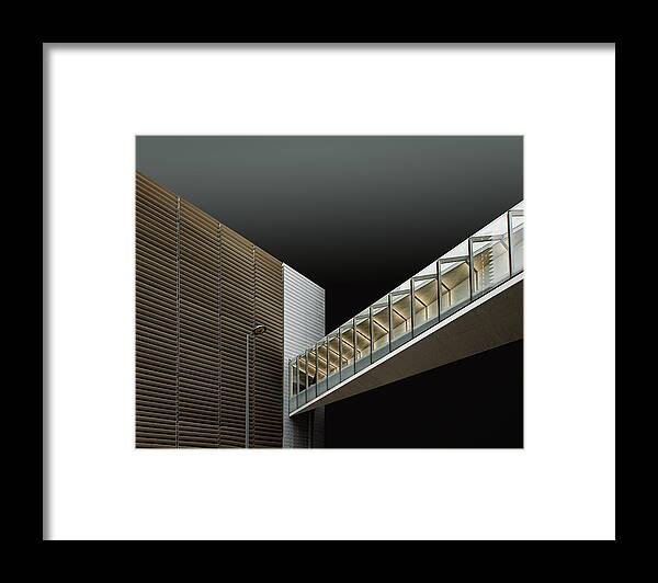 Architecture Framed Print featuring the photograph Bus Terminal Liverpool by Inge Schuster