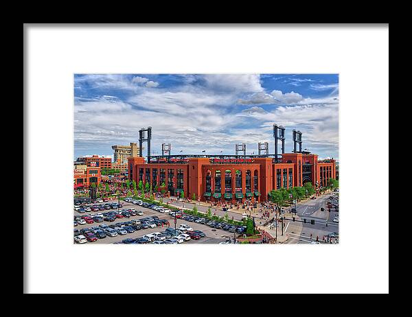 Busch Stadium Framed Print featuring the photograph Busch Stadium by Randall Allen