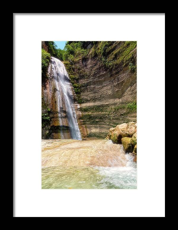 Waterfalls Framed Print featuring the photograph Bushed by Russell Pugh