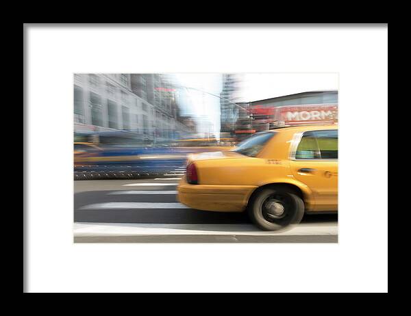 Cab 2 Framed Print featuring the photograph Cab 2 by Moises Levy