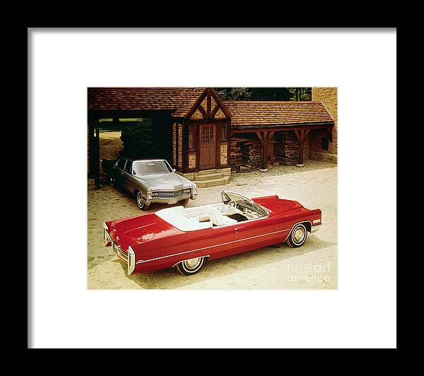 Detroit Framed Print featuring the photograph Cadillac Fleetwood And Cadillac De Ville by Bettmann