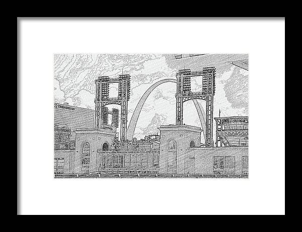 Architechture Framed Print featuring the photograph Cadinals Gateway by Joe Leone