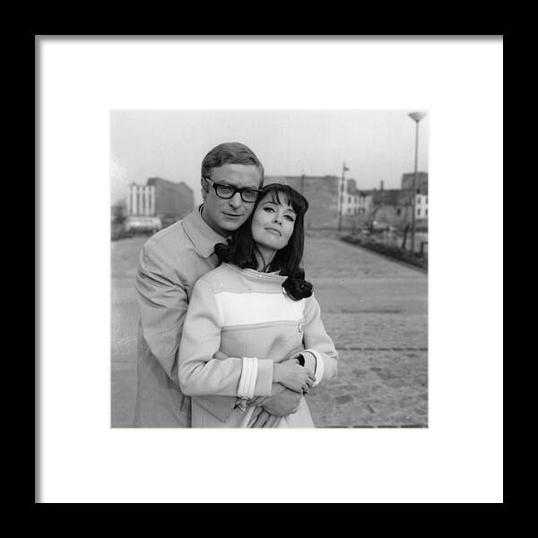 People Framed Print featuring the photograph Caine In Berlin by Reg Lancaster