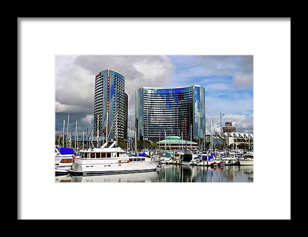 Port Framed Print featuring the photograph California Port by Ronnie And Frances Howard