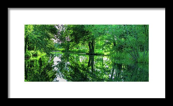 Spreewald Framed Print featuring the photograph Calm in the evening by Sun Travels