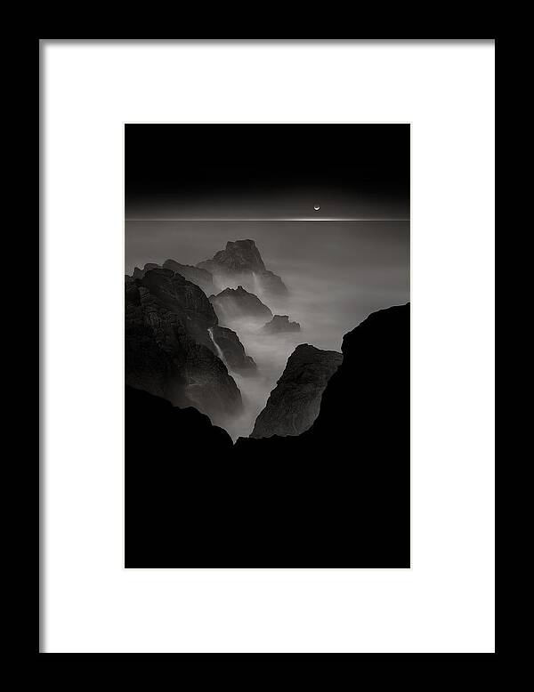 Surreal Framed Print featuring the photograph Calm Scene by Aidong Ning
