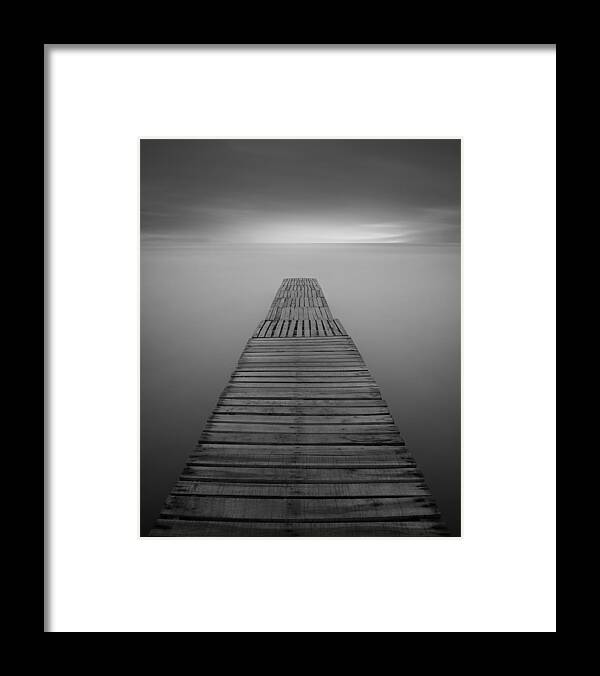 Sea Framed Print featuring the photograph Calmness by Armin Ramezanzad