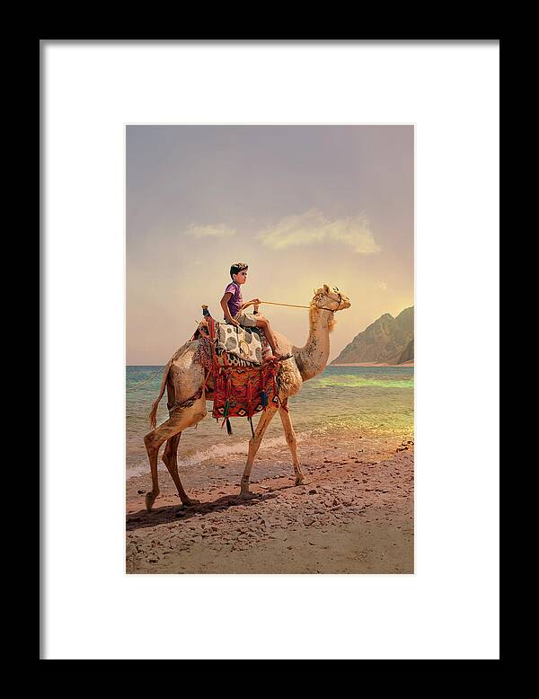 Camel Framed Print featuring the photograph Camel by Gouzel -
