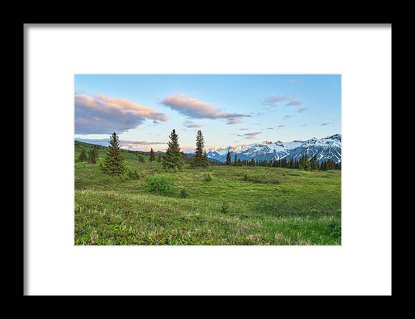 British Columbia Framed Print featuring the photograph Canadian Summer Sunset by Michele Cornelius