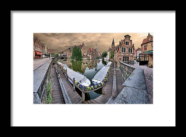 Belgium Framed Print featuring the photograph Canals Of Bruges by Domingo Leiva