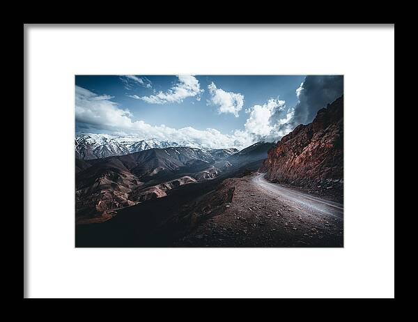 Atlas Framed Print featuring the photograph Canyon Curve by Heinz Klein