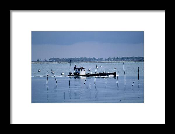 Buoy Framed Print featuring the photograph Cap-ferret, Oyster by P. Eoche
