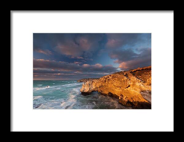 Scenics Framed Print featuring the photograph Cape Agulhas, Arniston, South Africa by Mint Images - Art Wolfe