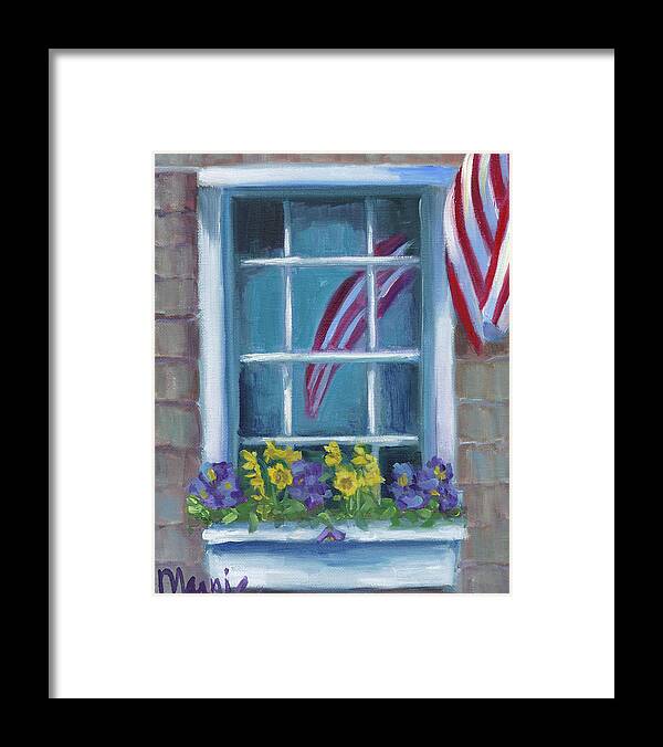 Cape Cod Spring Framed Print featuring the painting Cape Cod Spring by Marnie Bourque
