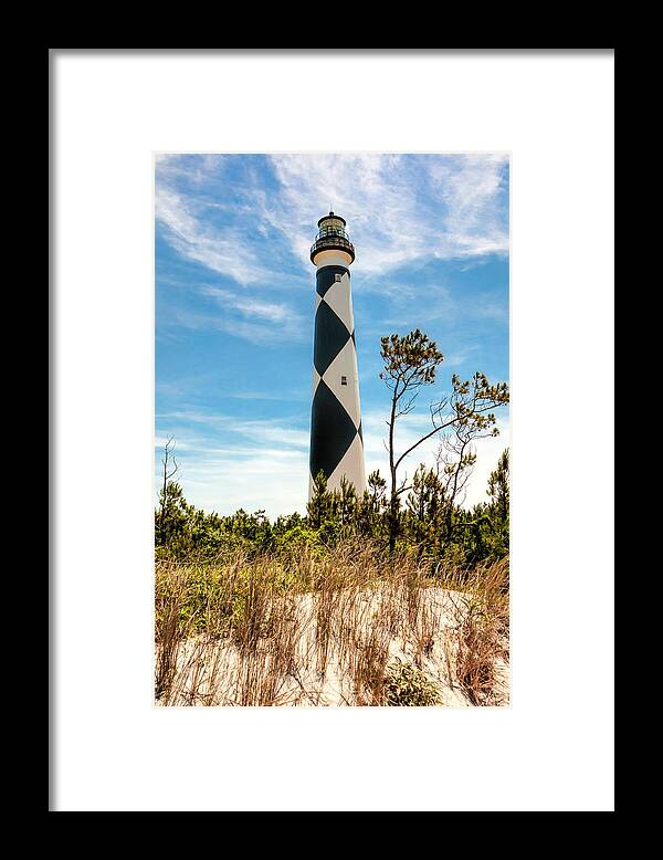 Cape Lookout Light No 2 Framed Print featuring the photograph Cape Lookout Light No 2 by Phyllis Taylor