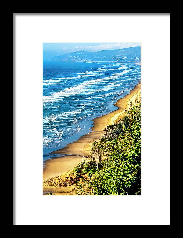 Beachside Framed Print featuring the photograph Cape Lookout Oregon 0636 by Amyn Nasser Photographer
